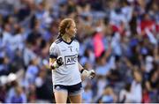 25 August 2019; Ciara Trant of Dublin celebrates her side's second goal during the TG4 All-Ireland Ladies Senior Football Championship Semi-Final match between Dublin and Cork at Croke Park in Dublin. Photo by Sam Barnes/Sportsfile