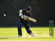 25 August 2019; Chris Dougherty of CIYMS plays a shot during the All-Ireland T20 Cricket Final match between CIYMS and Malahide at Stormont in Belfast. Photo by Seb Daly/Sportsfile