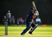 25 August 2019; John Matchett of CIYMS plays a shot during the All-Ireland T20 Cricket Final match between CIYMS and Malahide at Stormont in Belfast. Photo by Seb Daly/Sportsfile