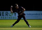 25 August 2019; Mark Adair of CIYMS fields the ball during the All-Ireland T20 Cricket Final match between CIYMS and Malahide at Stormont in Belfast. Photo by Seb Daly/Sportsfile