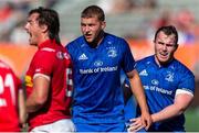 24 August 2019; Ross Molony, left, and Peter Dooley of Leinster during the pre-season friendly match between Canada and Leinster at Tim Hortons Field in Hamilton, Canada. Photo by Kevin Sousa/Sportsfile