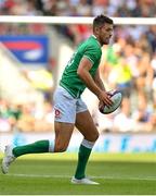 24 August 2019; Ross Byrne of Ireland during the Quilter International match between England and Ireland at Twickenham Stadium in London, England. Photo by Brendan Moran/Sportsfile