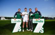 26 August 2019; In attendance, from left, are former Kerry footballer Tomas Ó Sé, Tyrone footballer Richie Donnelly and former Dublin footballers Paul Griffin and Charlie Redmond during the launch of the Londis Senior All-Ireland Football 7s at Kilmacud Crokes GAA Club in Stillorgan, Co Dublin. Photo by David Fitzgerald/Sportsfile