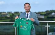 26 August 2019; Newly appointed Cork City Head Coach Neale Fenn poses for a portrait following a press conference at the Cork International Hotel in Cork. Photo by Piaras Ó Mídheach/Sportsfile