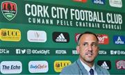 26 August 2019; Newly appointed Cork City Head Coach Neale Fenn during a press conference at the Cork International Hotel in Cork. Photo by Piaras Ó Mídheach/Sportsfile