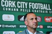 26 August 2019; Newly appointed Cork City Head Coach Neale Fenn during a press conference at the Cork International Hotel in Cork. Photo by Piaras Ó Mídheach/Sportsfile