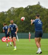 27 August 2019; Rob Kearney, left, and Dave Kearney during Ireland Rugby squad training at Carton House in Maynooth, Kildare. Photo by Ramsey Cardy/Sportsfile