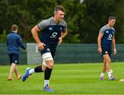 27 August 2019; Peter O’Mahony, left, and Jonathan Sexton during Ireland Rugby squad training at Carton House in Maynooth, Kildare. Photo by Ramsey Cardy/Sportsfile