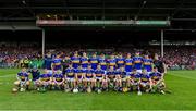 24 August 2019; The Tipperary squad before the Bord Gáis Energy GAA Hurling All-Ireland U20 Championship Final match between Cork and Tipperary at LIT Gaelic Grounds in Limerick. Photo by Piaras Ó Mídheach/Sportsfile
