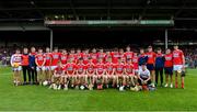 24 August 2019; The Cork squad before the Bord Gáis Energy GAA Hurling All-Ireland U20 Championship Final match between Cork and Tipperary at LIT Gaelic Grounds in Limerick. Photo by Piaras Ó Mídheach/Sportsfile