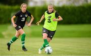 27 August 2019; Claire O'Riordan, right, and Megan Connolly during Republic of Ireland WNT training session at Johnstown Estate in Enfield, Co Meath. Photo by Eóin Noonan/Sportsfile