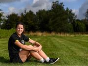 28 August 2019; Niamh Fahey poses for a portrait prior to a Republic of Ireland WNT training session at Johnstown House in Enfield, Co Meath. Photo by Harry Murphy/Sportsfile
