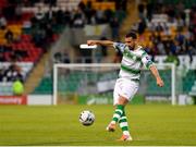 27 August 2019; Daniel Lafferty of Shamrock Rovers during the SSE Airtricity League Premier Division match between Shamrock Rovers and Waterford United at Tallaght Stadium in Dublin. Photo by Seb Daly/Sportsfile