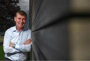 28 August 2019; Head coach Stephen Kenny during a Republic of Ireland U21 squad announcement at FAI Headquarters in Abbotstown, Dublin. Photo by Harry Murphy/Sportsfile