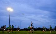30 August 2019; A general view of a lineout during the Shane Horgan Cup Round 1 match between South East and Metro at Cill Dara RFC in Kildare. Photo by Ramsey Cardy/Sportsfile