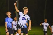30 August 2019; Daniel Cleary of Dundalk celebrates after scoring his side's fifth goal during the SSE Airtricity League Premier Division match between UCD and Dundalk at The UCD Bowl in Belfield, Dublin. Photo by Ben McShane/Sportsfile