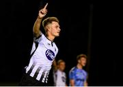 30 August 2019; Daniel Cleary of Dundalk celebrates after scoring his side's fifth goal during the SSE Airtricity League Premier Division match between UCD and Dundalk at The UCD Bowl in Belfield, Dublin. Photo by Ben McShane/Sportsfile