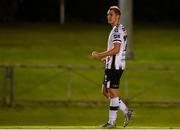30 August 2019; Georgie Kelly of Dundalk reacts after scoring his side's fourth goal during the SSE Airtricity League Premier Division match between UCD and Dundalk at The UCD Bowl in Belfield, Dublin. Photo by Ben McShane/Sportsfile