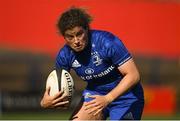 31 August 2019; Jenny Murphy of Leinster during the Women’s Interprovincial Championship match between Munster and Leinster at Irish Independent Park in Cork. Photo by Ramsey Cardy/Sportsfile