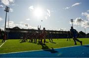 31 August 2019; General view of a line-out during the The Celtic Cup Round 2 match between Leinster A and Scarlets A at Energia Park in Donnybrook, Dublin. Photo by Harry Murphy/Sportsfile