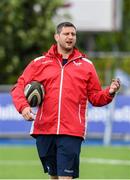 31 August 2019; Scarlets head coach Richard Kelly prior to the The Celtic Cup Round 2 match between Leinster A and Scarlets A at Energia Park in Donnybrook, Dublin. Photo by Harry Murphy/Sportsfile