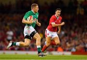31 August 2019; Andrew Conway of Ireland during the Under Armour Summer Series 2019 match between Wales and Ireland at the Principality Stadium in Cardiff, Wales. Photo by Brendan Moran/Sportsfile