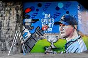 1 September 2019; A general view of mural in progress by featurewalls.ie in Ballybough close to Croke Park before the GAA Football All-Ireland Senior Championship Final match between Dublin and Kerry at Croke Park in Dublin. Photo by Piaras Ó Mídheach/Sportsfile