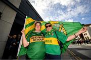 1 September 2019; Kerry supporters, Mary-Anne Downes, from Brosna, Co Kerry, right, with her niece Sinéad from Tralee, Co Kerry, prior to the GAA Football All-Ireland Senior Championship Final match between Dublin and Kerry at Croke Park in Dublin. Photo by David Fitzgerald/Sportsfile