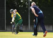 1 September 2019; Kevin O’Brien of Railway Union in action against Gary Neely of Ardmore during the Clear Currency National Cup Final match between Ardmore and Railway Union at North County Cricket Club in Balbriggan, Co. Dublin. Photo by Matt Browne/Sportsfile