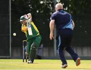 1 September 2019; Kevin O’Brien of Railway Union in action against Gary Neely of Ardmore during the Clear Currency National Cup Final match between Ardmore and Railway Union at North County Cricket Club in Balbriggan, Co. Dublin. Photo by Matt Browne/Sportsfile