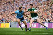 1 September 2019; Paul Geaney of Kerry in action against Michael Fitzsimons of Dublin during the GAA Football All-Ireland Senior Championship Final match between Dublin and Kerry at Croke Park in Dublin. Photo by David Fitzgerald/Sportsfile