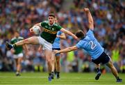 1 September 2019; Paul Geaney of Kerry in action against David Byrne of Dublin during the GAA Football All-Ireland Senior Championship Final match between Dublin and Kerry at Croke Park in Dublin. Photo by Seb Daly/Sportsfile