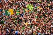1 September 2019; Kerry supporters celebrate after their side's first goal, scored by Killian Spillane, during the GAA Football All-Ireland Senior Championship Final match between Dublin and Kerry at Croke Park in Dublin. Photo by Stephen McCarthy/Sportsfile