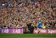 1 September 2019; Dean Rock of Dublin takes a last minute free kick during the GAA Football All-Ireland Senior Championship Final match between Dublin and Kerry at Croke Park in Dublin. Photo by David Fitzgerald/Sportsfile