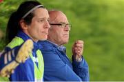 1 September 2019; Wilton United manager Pat Bowdren during the FAI Women’s Intermediate Cup Final match between Wilton United and TEK United at St Kevin’s FC, Newhill Park in Two Mile Borris, Tipperary. Photo by Michael P Ryan/Sportsfile