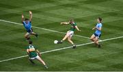 1 September 2019; Killian Spillane of Kerry scores his side's first goal during the GAA Football All-Ireland Senior Championship Final match between Dublin and Kerry at Croke Park in Dublin. Photo by Daire Brennan/Sportsfile