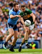 1 September 2019; Stephen O'Brien of Kerry is tackled by Jack McCaffrey of Dublin during the GAA Football All-Ireland Senior Championship Final match between Dublin and Kerry at Croke Park in Dublin. Photo by Ray McManus/Sportsfile