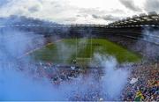 1 September 2019; A general view during the pre-match parade prior to the GAA Football All-Ireland Senior Championship Final match between Dublin and Kerry at Croke Park in Dublin. Photo by Stephen McCarthy/Sportsfile