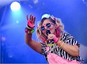 1 September 2019; Smash hits perform on the Electric Ireland Throwback Stage during day three of Electric Picnic 2019 at Stradbally in Laois. Smash Hits deliver a smashing performance at Electric Ireland’s Throwback Stage. It’s 90s time at Electric Ireland’s Throwback Stage as Smash Hits bring a smooth mix of nostalgic numbers to Stradbally. Closing out a weekend of throwback fun at Electric Ireland’s Throwback Stage – Smash Hits pave the way for the final headline act, N-Trance. This year, Electric Ireland’s Throwback Stage hosts a line-up of legends including headliners Bonnie Tyler, N-Trance, Mr. Motivator and Lords of Strut. One of the most popular stages at the festival, Electric Ireland’s Throwback Stage has previously played host to pop legends B*witched, Johnny Logan, Heather Small, 5ive, S Club Party, Ace of Base, 2 Unlimited, The Vengaboys and Bananarama – to name a few. Share in the nostalgia of the Electric Ireland Throwback Stage, visit: www.twitter.com/ElectricIreland, www.facebook.com/ElectricIreland, www.instagram.com/ElectricIreland.  #ThrowbackThrowdown. Photo by Sam Barnes/Sportsfile