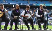 1 September 2019; Kilshannig Scór group performing at half time during the Electric Ireland GAA Football All-Ireland Minor Championship Final match between Cork and Galway at Croke Park in Dublin. Photo by Eóin Noonan/Sportsfile