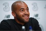 2 September 2019; Darren Randolph during a Republic of Ireland press conference at the FAI National Training Centre in Abbotstown, Dublin. Photo by Stephen McCarthy/Sportsfile