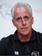 2 September 2019; Republic of Ireland manager Mick McCarthy during a press conference at the FAI National Training Centre in Abbotstown, Dublin. Photo by Stephen McCarthy/Sportsfile