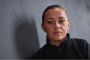 2 September 2019; Captain Katie McCabe poses for a portrait ahead of a Republic of Ireland Women's press conference at the FAI National Training Centre in Abbotstown, Dublin. Photo by Ramsey Cardy/Sportsfile