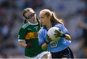 1 September 2019; Match action during the INTO Cumann na mBunscol GAA Respect Exhibition Go Games at the GAA Football All-Ireland Senior Championship Final match between Dublin and Kerry at Croke Park in Dublin. Photo by Harry Murphy/Sportsfile