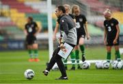2 September 2019; Assistant coach Stephen Rice during a Republic of Ireland WNT training session at Tallaght Stadium in Tallaght, Dublin. Photo by Piaras Ó Mídheach/Sportsfile