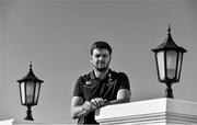 21 June 2016; (EDITOR'S NOTE: Image has been converted to black & white) Iain Henderson of Ireland poses for a portrait after a press conference at the Boardwalk Hotel, Port Elizabeth, South Africa. Photo by Brendan Moran/Sportsfile