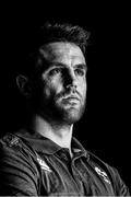 6 March 2018; (EDITOR'S NOTE: Image has been converted to black & white) Conor Murray poses for a portrait following an Ireland press conference at Carton House in Maynooth, Co Kildare. Photo by Matt Browne/Sportsfile