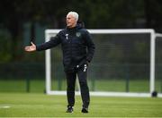 2 September 2019; Republic of Ireland manager Mick McCarthy during a Republic of Ireland training session at the FAI National Training Centre in Abbotstown, Dublin. Photo by Stephen McCarthy/Sportsfile