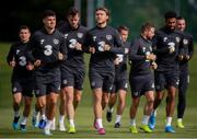 3 September 2019; Jeff Hendrick, centre, and team-mates during a Republic of Ireland training session at FAI National Training Centre in Abbotstown, Dublin. Photo by Stephen McCarthy/Sportsfile