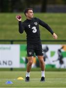 3 September 2019; Seamus Coleman during a Republic of Ireland training session at FAI National Training Centre in Abbotstown, Dublin. Photo by Stephen McCarthy/Sportsfile